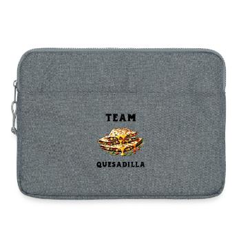 Équipe Quesadilla Mexique - Sacoche pour ordinateur portable 15 pouces - gris chiné - Devant