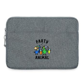 Africa Statement Papagei Tier Vögel Tierliebhaber - Laptoptasche 15" - Grau meliert - Vorne
