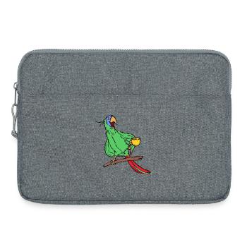 Animal, Perroquet, Amoureux Des Animaux, Animal De Compagnie, Oiseau - Sacoche pour ordinateur portable 15 pouces - gris chiné - Devant