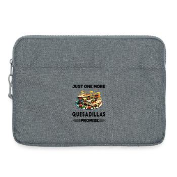 Encore une Quesadillas, c'est promis - Sacoche pour ordinateur portable 15 pouces - gris chiné - Devant