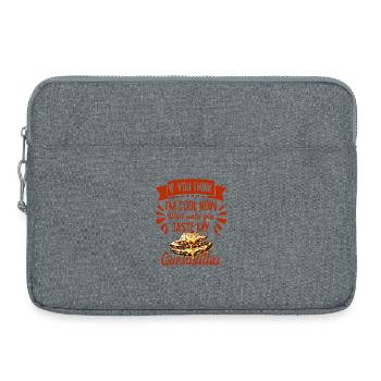 Si tu penses que je suis cool maintenant - Sacoche pour ordinateur portable 15 pouces - gris chiné - Devant