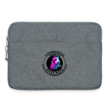 Guinea Pig Graphic Meerschweinchen - Laptoptasche 15" - Grau meliert - Vorne
