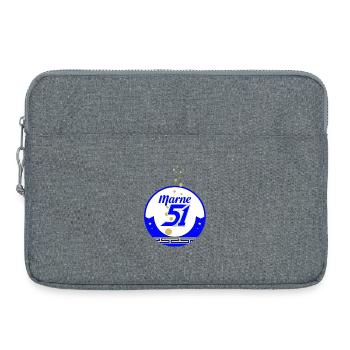 Marne - Sacoche pour ordinateur portable 15 pouces - gris chiné - Devant
