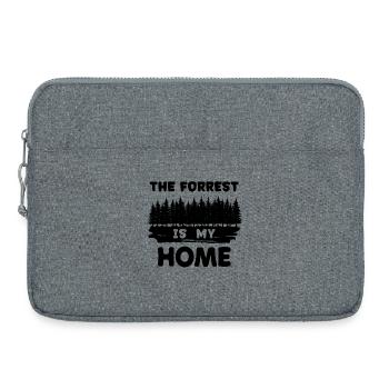 Déclaration de l’arbre forestier forestier bûcheron boiseries - Sacoche pour ordinateur portable 15 pouces - gris chiné - Devant