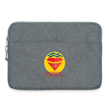 Meurthe et Moselle - Sacoche pour ordinateur portable 15 pouces - gris chiné - Devant