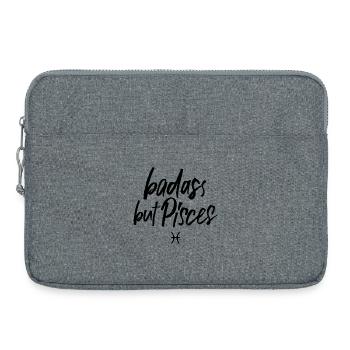 Astro Badass but Pisces - Laptop bag 15" - heather grey - Front