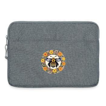 dicke Hummel - Laptoptasche 15" - Grau meliert - Vorne