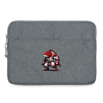 Koi fish national flag of Japan - Laptop bag 15" - heather grey - Front