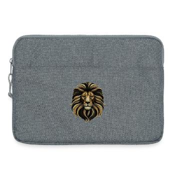 Emblème Élégance Entrelacée - Sacoche pour ordinateur portable 15 pouces - gris chiné - Devant