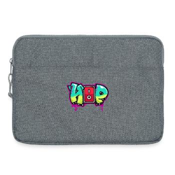 Strassenkunst Graffiti Spraydose Kunst Spruch - Laptoptasche 15" - Grau meliert - Vorne