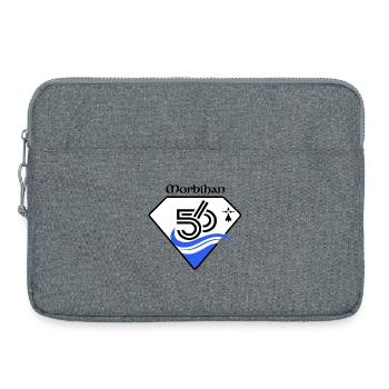 Morbihan - Laptop bag 15" - heather grey - Front