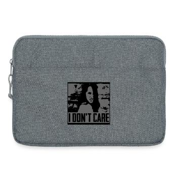 Expressive Statement T-Shirt - Laptop bag 15" - heather grey - Front