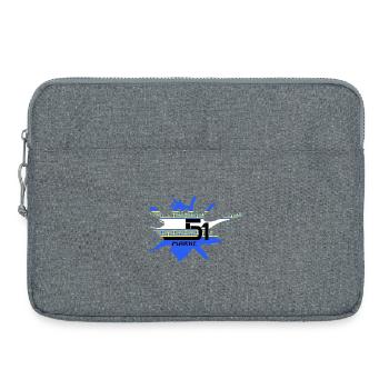 Marne - Sacoche pour ordinateur portable 15 pouces - gris chiné - Devant