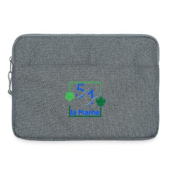 La Marne - Sacoche pour ordinateur portable 15 pouces - gris chiné - Devant