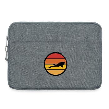 Diver in the sun - Laptoptasche 15" - Grau meliert - Vorne