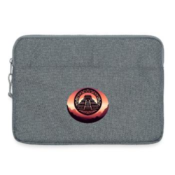 Mayan Temple Pyramid Aztec Tribal Tour - Laptop bag 15" - heather grey - Front