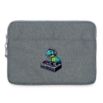 Dino Decks: The Mesozoic Music Master - Laptop bag 15" - heather grey - Front