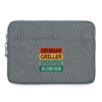 VATERTAG PAPA GRILLEN EHEMANN - Laptoptasche 15" - Grau meliert - Vorne