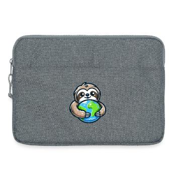 Embrace the Earth Sloth - Laptop bag 15" - heather grey - Front