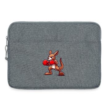 Kanga Punch: The Boxing Roo - Laptop bag 15" - heather grey - Front