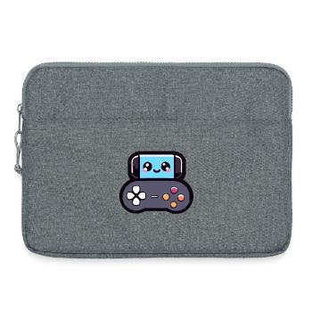 Game Buddy : le joypad joyeux - Sacoche pour ordinateur portable 15 pouces - gris chiné - Devant