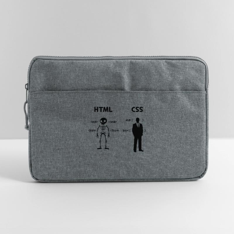 Développeur Programmeur Coden Code de script CSS Sacoche pour ordinateur portable 15 pouces