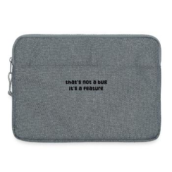 Développeur : Geek Bugs Code Computer Science Statement - Sacoche pour ordinateur portable 15 pouces - gris chiné - Devant