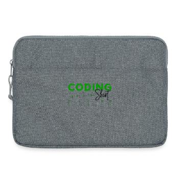 Coden Développeur Programmeur Développeur Web Dicton - Sacoche pour ordinateur portable 15 pouces - gris chiné - Devant