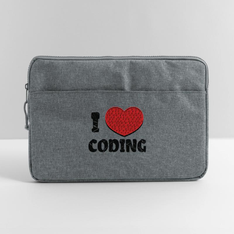 Code Developer Skripting Debug Herz Statement Laptoptasche 15"