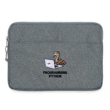 Developer Funny Sayings Programmer Computer - Laptop bag 15" - heather grey - Front