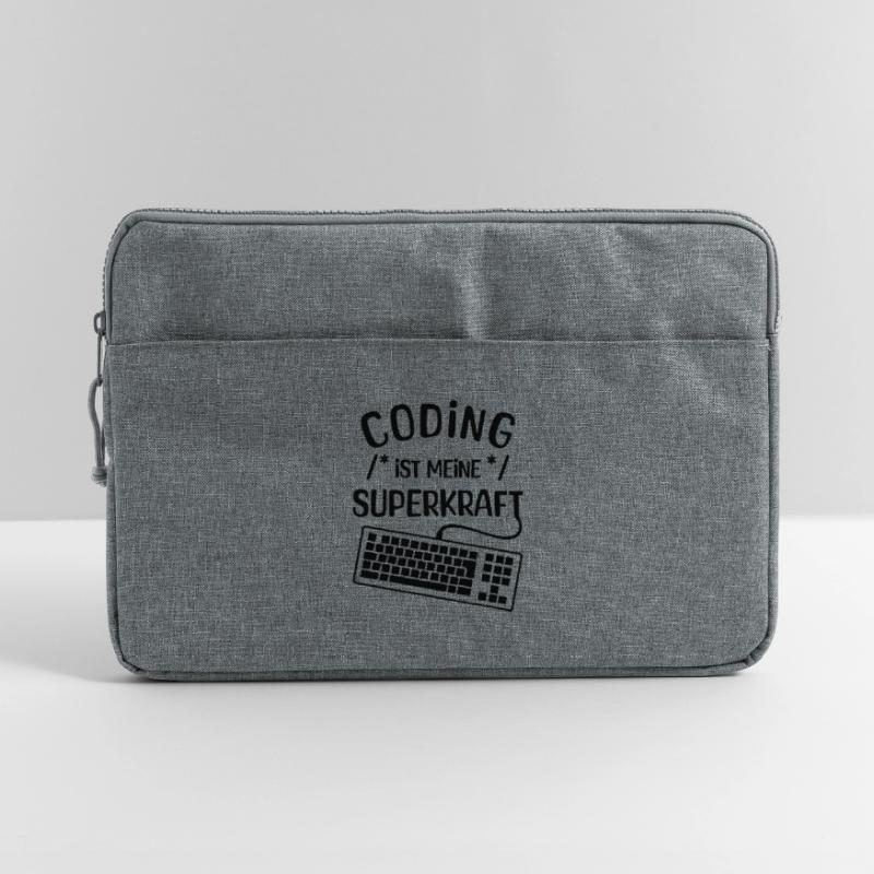 Développeur de déclaration de code informatique Computergeek Sacoche pour ordinateur portable 15 pouces