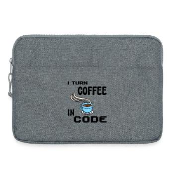 Programmeur de code Scripting Statement Développeur - Sacoche pour ordinateur portable 15 pouces - gris chiné - Devant