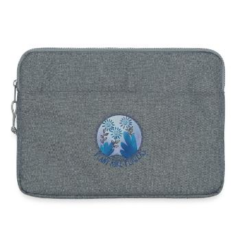 Plant More Flowers - Laptoptasche 15" - Grau meliert - Vorne