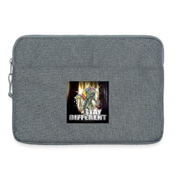 Licorne Impériale - Restez différent - Sacoche pour ordinateur portable 15 pouces - gris chiné - Devant