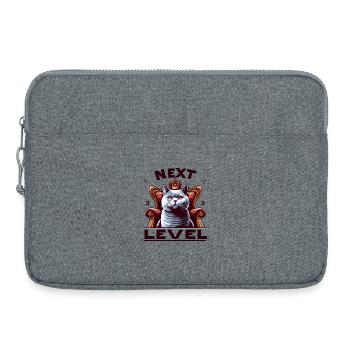 BKH Chaise British Shorthair Blue Cat King - Sacoche pour ordinateur portable 15 pouces - gris chiné - Devant