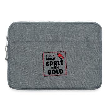 Energy Filling Station Gasoline Diesel Fuel Pump Refueling - Laptop bag 15" - heather grey - Front