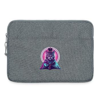 Lord Meow - Laptop bag 15" - heather grey - Front