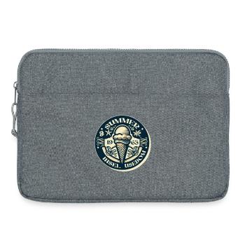 Summer Island Usedom Shirt Vintage Cream - Laptop bag 15" - heather grey - Front