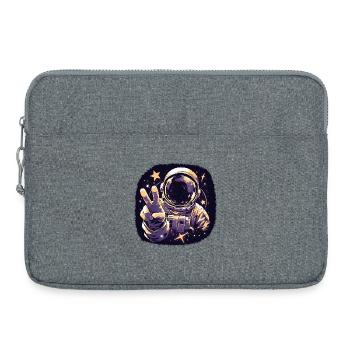 Astronaute cool - Sacoche pour ordinateur portable 15 pouces - gris chiné - Devant