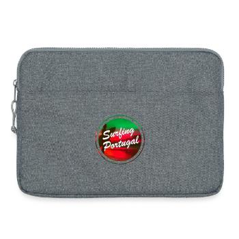 Surf Portugal - Sacoche pour ordinateur portable 15 pouces - gris chiné - Devant