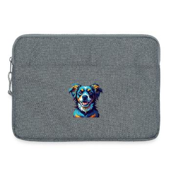 Alano Español Hunderasse Bunte Karikatur Kawaii - Laptoptasche 15" - Grau meliert - Vorne