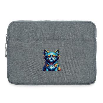 Chinesische Kaiserliche Hunderasse Bunte Karikatur Kawaii - Laptoptasche 15" - Grau meliert - Vorne