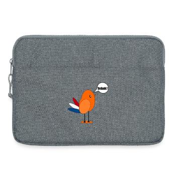 MERCI HOLLANDE-NÉERLANDAISE - Sacoche pour ordinateur portable 15 pouces - gris chiné - Devant