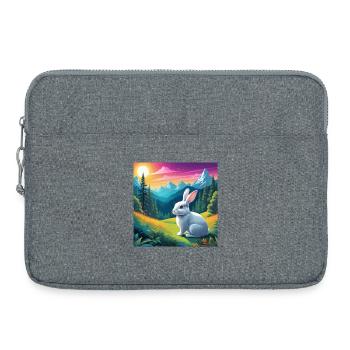 Häschen - Laptoptasche 15" - Grau meliert - Vorne