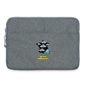 Provenzalisches Wetter - Laptoptasche 15" - Grau meliert - Vorne