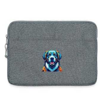 Kuvasz Ungarische Hunderasse Bunte Karikatur Kawaii - Laptoptasche 15" - Grau meliert - Vorne