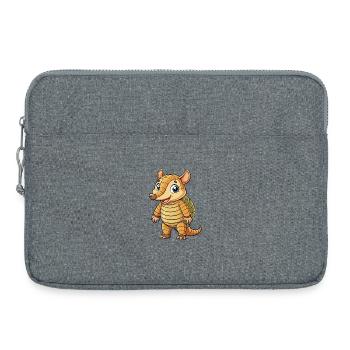Armadillo Cute Cartoon Character Kawaii Clipart - Laptop bag 15" - heather grey - Front