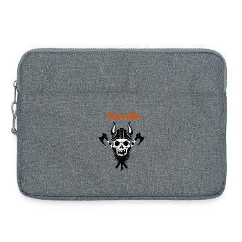 Norman - Laptop bag 15" - heather grey - Front