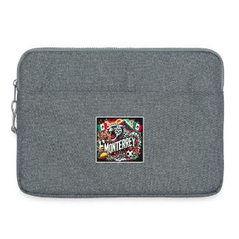 Monterrey Mexiko Städte Design - Laptoptasche 15" - Grau meliert - Vorne