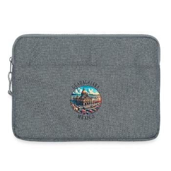 Guadalajara Mexico travel design - Laptop bag 15" - heather grey - Front